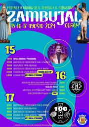 Cartaz Festas em Honra de S. Teresa 2024 - Zambujal