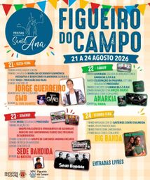 Cartaz Festas em honra de Santa Ana 2026 - Figueiró do Campo