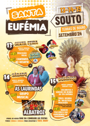 Cartaz Festas em Honra de Santa Eufémia 2024 - Terras de Bouro