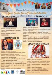 Cartaz Festas em honra de Santa Eulália, Sra. da Hora e Sant'Ana 2026 - Oliveira do Douro