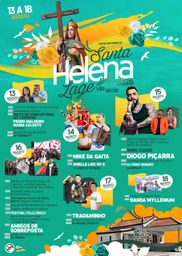 Cartaz Festas em honra de Santa Helena 2026 - Lage