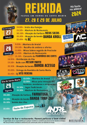 Cartaz Festas em Honra de Santa Marta 2024 - Reixida