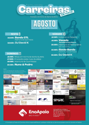 Cartaz Festas em Honra de Santa Quitéria 2024 - Carreiras