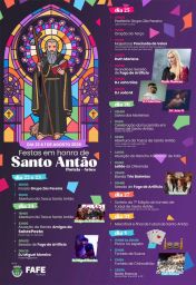 Cartaz Festas em honra de Santo Antão 2026 - Portela