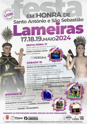 Cartaz Festas em Honra de Santo António 2024 - Lameiras
