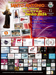 Cartaz Festas em Honra de Santo António 2024 - Lomba