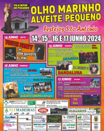 Cartaz Festas em Honra de Santo António 2024 - Vila Nova de Poiares