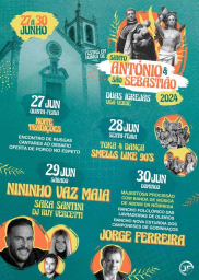 Cartaz Festas em Honra de Santo António 2024 - Vila Verde