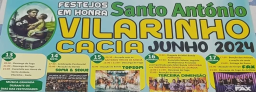 Cartaz Festas em Honra de Santo António 2024 - Vilarinho