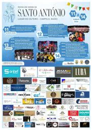 Cartaz Festas em honra de Santo António 2026 - Campelo