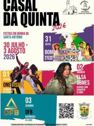 Cartaz Festas em honra de Santo António 2026 - Casal da Quinta