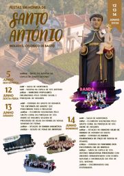 Cartaz Festas em honra de Santo António 2026 - Molares