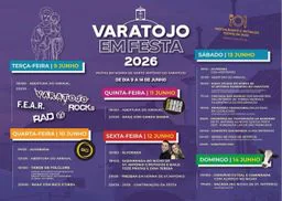 Cartaz Festas em honra de Santo António 2026 - Varatojo
