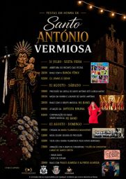 Cartaz Festas em honra de Santo António 2026 - Vermiosa