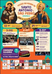 Cartaz Festas em honra de Santo António e São Pedro 2026 - Serzedelo