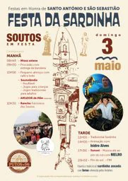 Cartaz Festas em honra de Santo António e São Sebastião 2026 - Caranguejeira