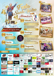 Cartaz Festas em Honra de Santo Isidoro 2024 - Abambres