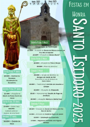 Cartaz Festas em Honra de Santo Isidoro 2025 - Marco de Canaveses