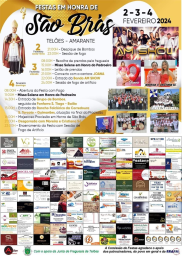 Cartaz Festas em Honra de São Brás 2024 - Telões