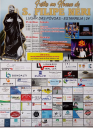 Cartaz Festas em Honra de São Filipe Néri 2024 - Póvoas