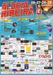 Cartaz Festas em Honra de São João 2024 - Aldeia da Ribeira 
