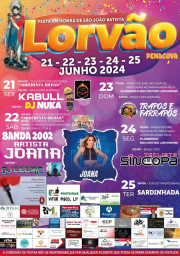 Cartaz Festas em Honra de São João 2024 - Lorvão