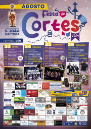 Cartaz Festas em Honra de São João Baptista 2024 - Góis