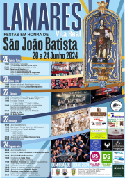 Cartaz Festas em Honra de São João Batista 2024 - Lamares
