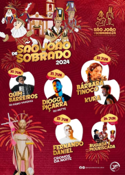 Cartaz Festas em honra de São João do Sobrado 2024 - Valongo