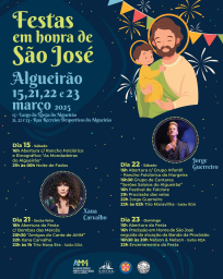 Cartaz Festas em honra de São José 2025 - Algueirão