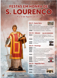 Cartaz Festas em honra de São Lourenço 2024 - Valongo