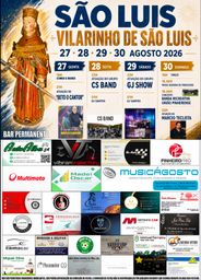 Cartaz Festas em Honra de São Luís 2026 - Vilarinho de São Luís