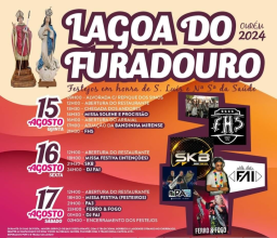 Cartaz Festas em Honra de São Luis 2024 - Lagoa do Furadouro