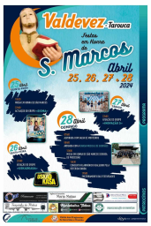 Cartaz Festas em Honra de São Marcos 2024 - Valdevez
