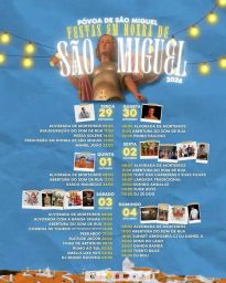 Cartaz Festas em honra de São Miguel 2026 - Póvoa de São Miguel