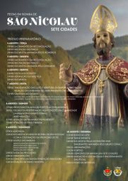 Cartaz Festas em honra de São Nicolau 2026 - Sete Cidades