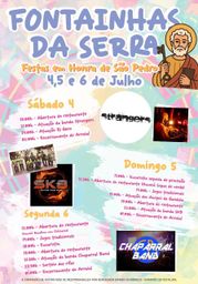 Cartaz Festas em Honra de São Pedro 2026 - Fontainhas da Serra