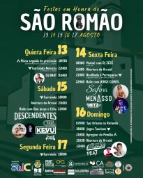 Cartaz Festas em Honra de São Romão 2026 - Borba