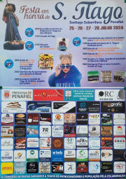 Cartaz Festas em Honra de São Tiago 2024 - Penafiel