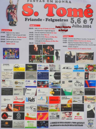 Cartaz Festas em Honra de São Tomé 2024 - Felgueiras