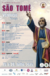 Cartaz Festas em Honra de São Tomé 2025 - Valença