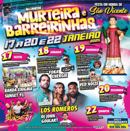 Cartaz Festas em Honra de São Vicente 2025 - Alcanede