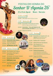Cartaz Festas em honra de Senhor D'Agonia 2026 - Moure