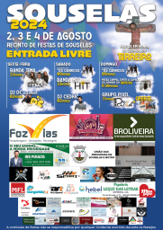 Cartaz Festas em Honra de Senhor do Terreiro 2024 - Souselas