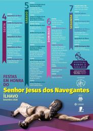 Cartaz Festas em honra de Senhor Jesus dos Navegantes 2026 - Ílhavo