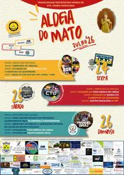 Cartaz Festas em Honra de St.ª Maria Madalena 2026-  Aldeia do Mato