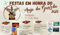 Cartaz Festas em honra do Anjo da Guarda 2026 - Arreigada