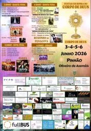 Cartaz Festas em honra do Corpo de Deus 2026 - Pinhão