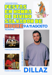 Cartaz Festas em Honra do Divino Salvador 2024 - Moure