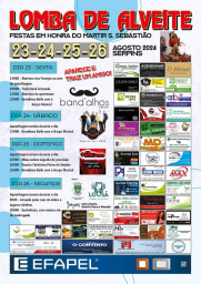 Cartaz Festas em Honra do Martir de São Sebastião 2024 - Serpins
